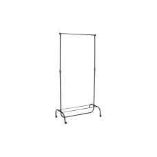 Zeller Present Garderobenständer 86 x 43 x 108-175 cm, Schwarz