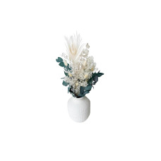 Soli Collection Trockenblumen Leana Weiss/Grün/Weiss-Gelb