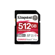 Kingston SDXC-Karte Canvas React Plus V60 512 GB