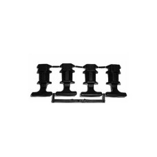 STOECKLER Klammer 4 Stück, schwarz STOECKLER Klammer 4 Stück, schwarz