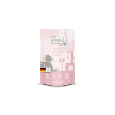 Mjamjam Nassfutter Quetschie Kitten Huhn mit Lachsöl, 125 g