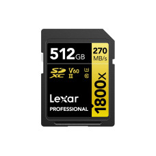 Lexar SDXC-Karte Professional 1800x Gold Series 512 GB