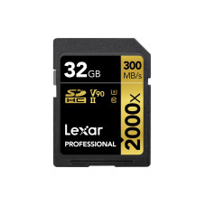 Lexar SDHC-Karte Professional 2000x GOLD Series 32 GB