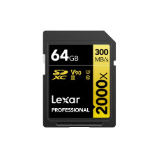 Lexar SDXC-Karte Professional 2000x GOLD Series 64 GB