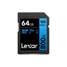 Lexar SDXC-Karte High-Performance 800x BLUE Series 64 GB