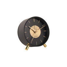 KARLSSON Klassischer Wecker Gold Disc Gold/Schwarz KARLSSON Klassischer Wecker Gold Disc Gold/Schwarz