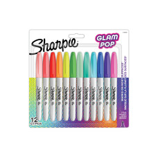 Sharpie Fasermaler S-Note Glam Pop Permanent, 12er Pack
