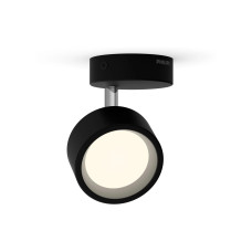 Philips Aufbauspot Bracia 1 x 5.5W 2700K Schwarz