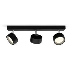 Philips Aufbauspot Bracia 3 x 5.5W 2700K Schwarz