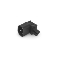 Alpha Elettronica Adapterstecker C5 - C14, frontal gewinkelt