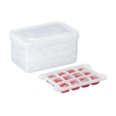 relaxdays Eiswürfelform Transparent/Weiss relaxdays Eiswürfelform Transparent/Weiss