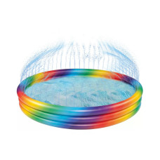 Happy People Planschbecken Rainbow mit Sprinkler