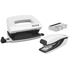 Leitz Set NeXXt WOW Mini-Locher und Mini-Heftgerät Perlweiss Leitz Set NeXXt WOW Mini-Locher und Mini-Heftgerät Perlweiss