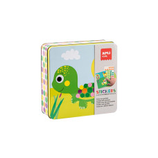 Apli Kids Stickerspiel Metallbox Tiere