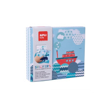 Apli Kids Stickerspiel Kartonbox Boot