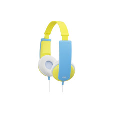 JVC On-Ear-Kopfhörer HA-KD5-Y Gelb; Hellblau; Mehrfarbig