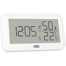 ADE Wetterstation Thermo-Hygrometer 15 cm, Weiss