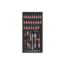 Kraftwerk Steckschlüssel-Set 1/4 Pro Line 46-teilig Kraftwerk Steckschlüssel-Set 1/4 Pro Line 46-teilig