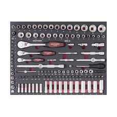 Kraftwerk Steckschlüssel-Set mit Ergokraft, 125-teilig Kraftwerk Steckschlüssel-Set mit Ergokraft, 125-teilig