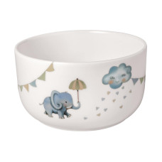 Villeroy & Boch Kinderschale Walk Elephant 440 ml, 6 Stück, Hellblau