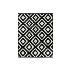 Hanse Home Teppich Diamond 120 cm x 170 cm, Schwarz/Weiss