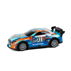 TEC-TOY Auto Champion GT9 mit Licht, Blau/Orange, 1:22