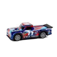 TEC-TOY Auto Teams 77 mit Licht, Rot/Blau, 1:22