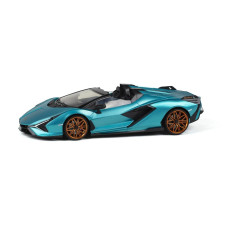 TEC-TOY Auto Lamborghini Sian mit Licht, Türkis, 1:16