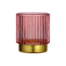 EGLO Leuchten Windlicht Bezamby Gold/Rosa