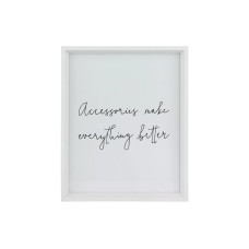 EGLO Leuchten Bilderrahmen Renabie Basic Weiss, 20 x 25 cm