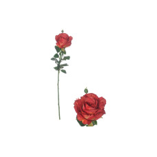 CHALET Kunstblume Rose 66 cm, Rot