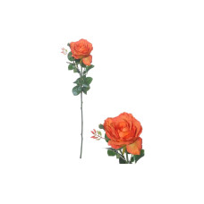 CHALET Kunstblume Rose 66 cm, Orange