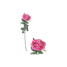 CHALET Kunstblume Rose 66 cm, Fuchsia