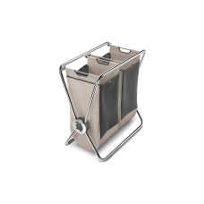 Simplehuman Wäschekorb mit x-Rahmen 2 x 8 l, Beige Simplehuman Wäschekorb mit x-Rahmen 2 x 8 l, Beige