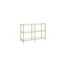 VASAGLE Konsolentisch 100 x 30 x 73 cm, Gold