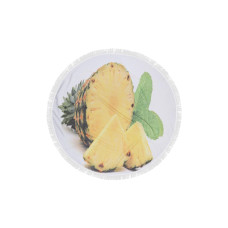 Foutastic Strandtuch Circle Ananas, Gelb; Weiss