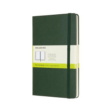 Moleskine Notizbuch Classic A5 Blanko, Grün, 240 Seiten Moleskine Notizbuch Classic A5 Blanko, Grün, 240 Seiten