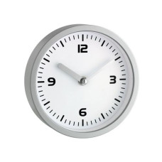 TFA Dostmann Wanduhr Silber TFA Dostmann Wanduhr Silber