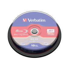 Verbatim BD-RE 25 GB, Spindel (10 Stück) Verbatim BD-RE 25 GB, Spindel (10 Stück)