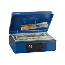 Robert Rieffel Geldkassette Deluxe 3 23 x 18.5 x 8.6 cm,, Blau