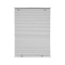 Gardinia Plissée Solo mit Saugnäpfen, blickdicht 60 x 130 cm, Grau