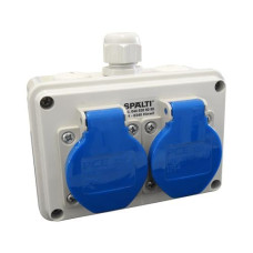 Spälti AG Steckdose 2x T23 nass NAP mit Steckklemmen Spälti AG Steckdose 2x T23 nass NAP mit Steckklemmen