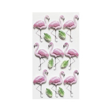 Artoz 3D-Sticker Flamingo 1 Blatt