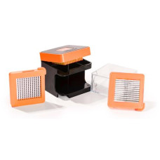 Genius Zwiebelschneider Nicer Dicer Spicy 4-teilig, Orange