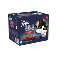 Felix Nassfutter AGAIL Fleisch Auswahl, 24 x 85 g
