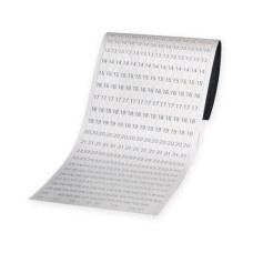 Franken Datumsstreifen Selbstklebend 14 cm x 42 cm, Transparent Franken Datumsstreifen Selbstklebend 14 cm x 42 cm, Transparent