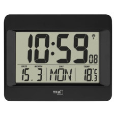 TFA Dostmann mit Innentemperatur Schwarz