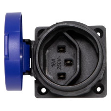 Brennenstuhl Einbausteckdose T23 IP55 Blau / Schwarz Brennenstuhl Einbausteckdose T23 IP55 Blau / Schwarz