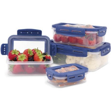 Livington Everclean Vorratsdose Flex & Fresh 4 Stück, 3.35 l, Blau/Transparent Livington Everclean Vorratsdose Flex & Fresh 4 Stück, 3.35 l, Blau/Transparent