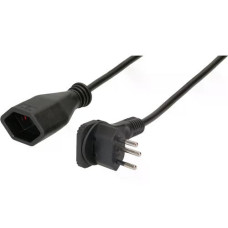 Max Hauri Verlängerungskabel 1 m T13 - T12, Schwarz